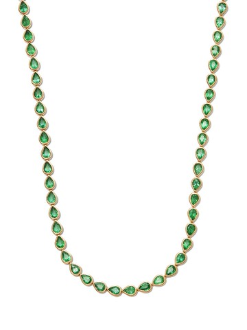 Anita Ko - 18kt yellow gold emerald choker - women - 18kt Yellow Gold - One Size