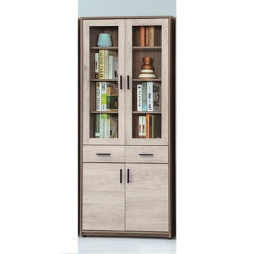 AS DESIGN雅司家具-巴倫雙色3尺書櫃-80x40x194cm