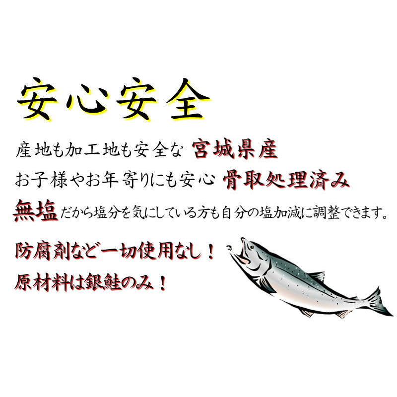 宮城県産 銀鮭 切り身 1kg(500g×2) 無塩 しゃけ シャケ ご家庭用 お弁当 おかず アレンジ 送料無料 魚 国産