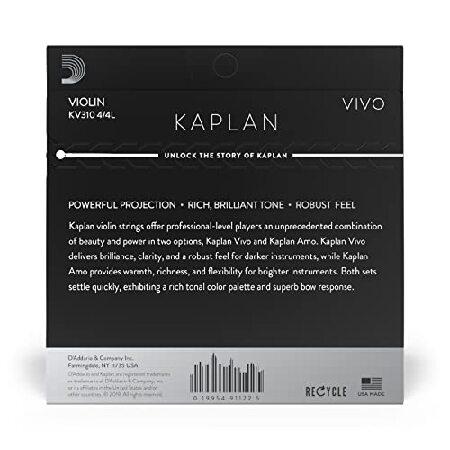 D'Addario ダダリオ バイオリン弦 Kaplan Vivo セット KV310 4L Light Tension 
