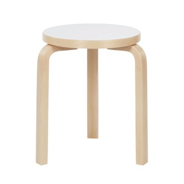 Stool 60 三腳圓凳（純白 IKI HPL 座面）