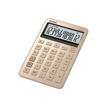 卡西歐CASIO計算機曜石系列mini桌上型/MS-200DQ-GD/閃金色