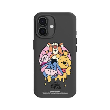 iPhone 16 SolidX 黑 - 迪士尼-小熊維尼 Disney Winnie The Pooh - 大合照