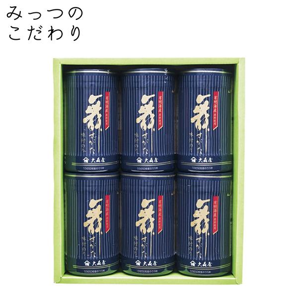 大森屋 舞すがた 卓上詰め合わせ 6個入り 有明海産 海苔 のり お歳暮