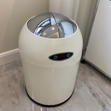 免運 輕奢北歐風垃圾桶 網紅高檔家用垃圾桶現代廚房有蓋客廳輕奢垃圾桶臥室衛生間感應式