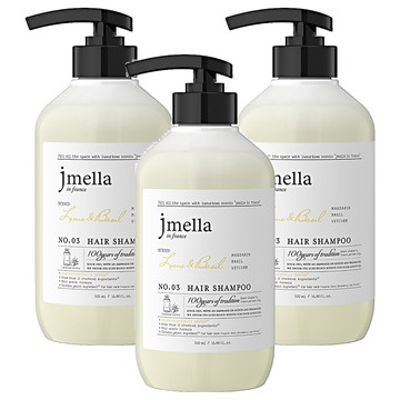 JMELLA 青澀初戀洗髮精  500ml  3瓶