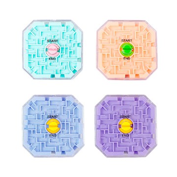 十面滾珠迷宮 闖關迷宮智力球 立體迷宮球 迷宮方塊 魔幻球 益智玩具 客製化禮品專家5277