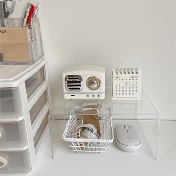 絲絲小物-透明增高架桌面ins學習博主同款書桌改造收納整理小架子