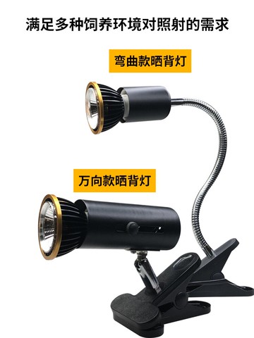 烏龜燈 LED烏龜曬背燈補鈣全光譜太陽燈泡龜缸uvb10.0 5.0爬寵曬背三合一『XY15665』