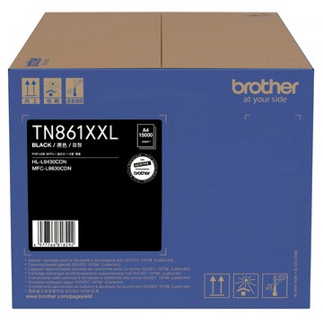 Brother TN-861XXLBK 超高容量 (台灣公司貨) 原廠碳粉匣  黑色  1盒