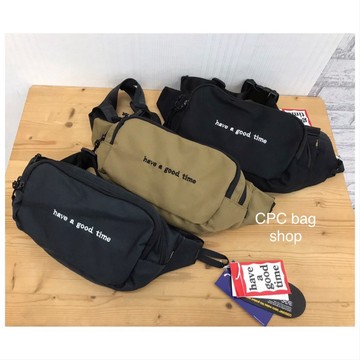 (現貨) have a good time 潮流 側背腰包 潮流小包 尼龍側背包 腰包 胸包 男生包包 斜背包 尼龍腰包