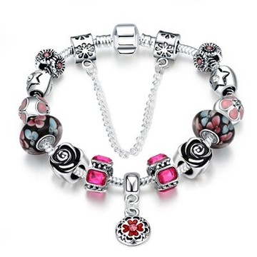 串珠手鍊 手環-時尚潮流繽紛耀眼情人節生日禮物女飾品73jo7【獨家進口】【米蘭精品】