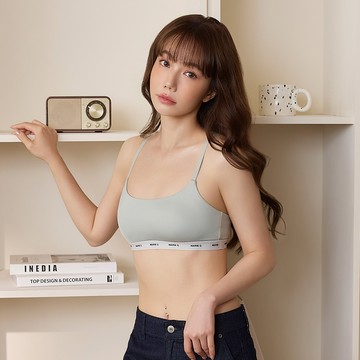 【曼黛瑪璉】marie Q系列短背心 M-XXL(煙綠灰)