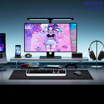 【懸浮收納】顯示器增高架 電腦支架 桌面置物架 屏幕架 增高架 實木/亞克力可選 雙層收納 理線功能 辦公桌整理神器