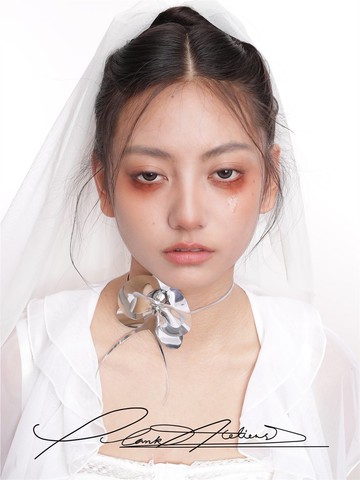 很多顔色 皮革蘭花Choker 手工項鏈身體裝飾鏈