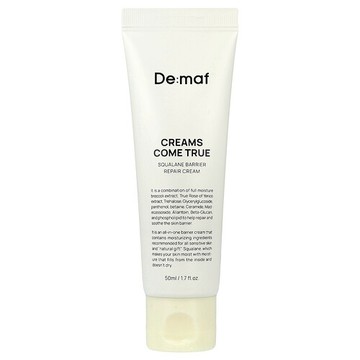 De:maf, Creams Come True，角鯊烷屏障修護霜，1.7 液量盎司（50 毫升）