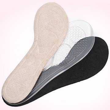 los1365女高跟鞋半碼墊隱形七分墊GEL女足弓墊涼鞋鞋墊吸汗絨布鞋墊