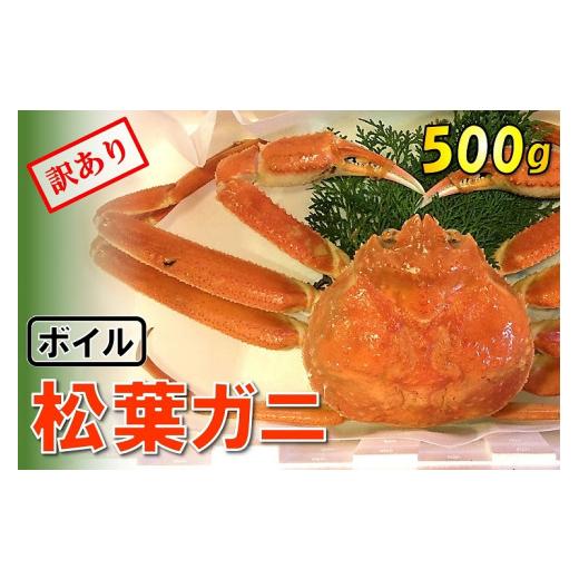 ふるさと納税 鳥取県 鳥取市 1128 足１本なしボイル松葉ガニ(並５００ｇ)訳あり