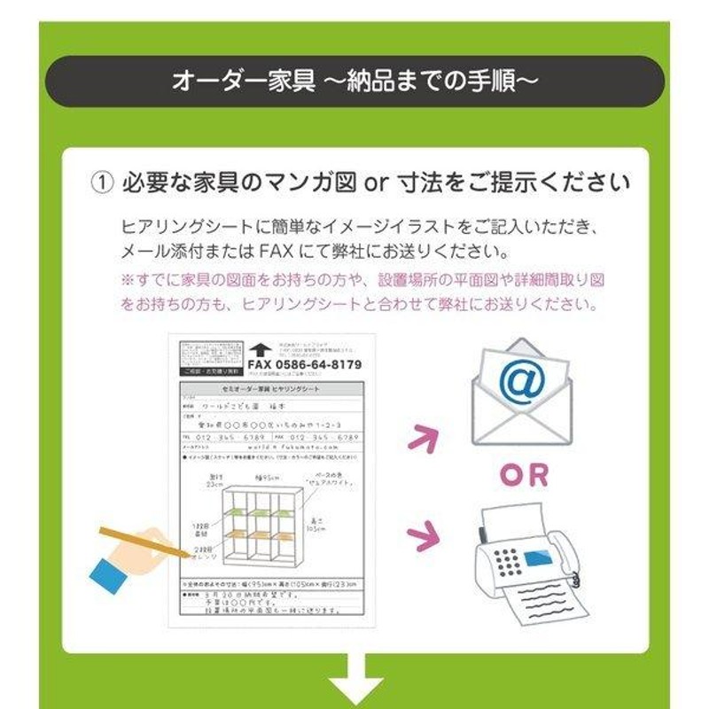 セミオーダー家具 ホワイトボード付き職員室収納 法人向け 木製大型