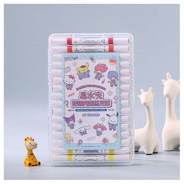 Tempo 節奏~三麗鷗易水洗雙頭丙烯筆(AC-650) 48色