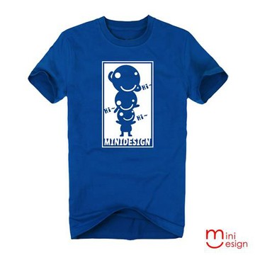 Minidesign-HiHiHi疊疊樂公潮流設計短T 五色