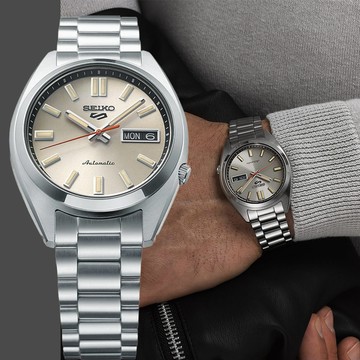 ［流行推薦 下單送行動電源］【SEIKO 精工】5 Sports 系列 SNXS 經典復古機械錶 中性錶-37.4mm 禮物 送禮(SRPK91K1/4R36-15M0N)