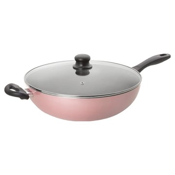 cook power 鍋寶 金鑽不沾炒鍋 附鍋蓋 SGS認證 耐熱260℃ 適用瓦斯爐 電磁爐  34cm  1個