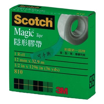 本月熱銷推薦 滿額再折【史代新文具】3M 810-1/2×36Yds 隱形膠帶(1束12卷)