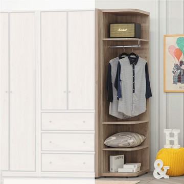 【顛覆設計】艾微蒂1.5尺開放邊櫃