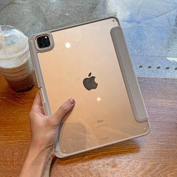 冰透抗黃 平板保護殼 多折支撐防摔殼 適用於 iPad 12 A16 10代 Air 8 7 6 mini6 12.9