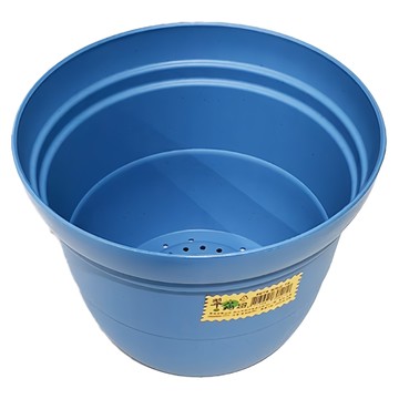 生活King 素陶花盆4入組 台灣產  21 x 15cm  藍色  1組