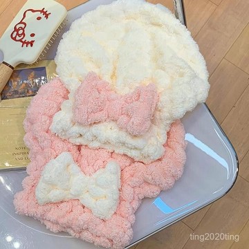 臺灣出貨🚚幹髮帽2024新款加厚成人女超強吸水擦頭免吹包頭巾幹髮巾速幹浴帽 G8PY