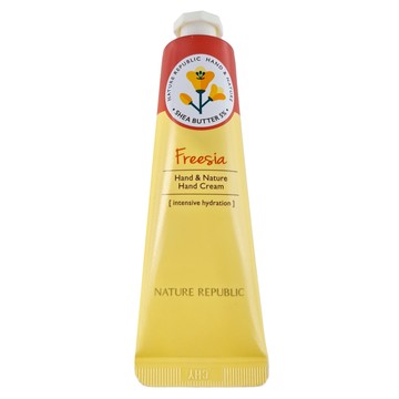 NATURE REPUBLIC 精粹自然水潤護手霜 小蒼蘭 (隨身 30ml) 含乳木果油5%  1條