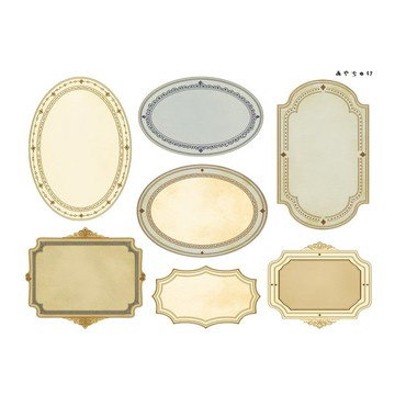 【9 月新品】20-147-0029 剪裁紙 幻想復古浪漫喫茶店