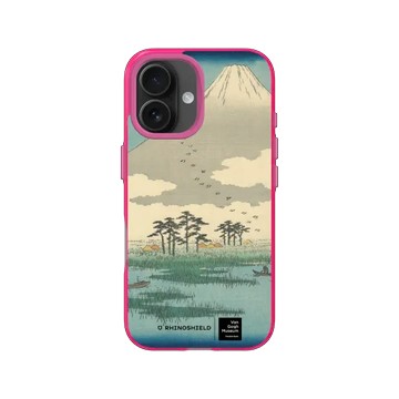 iPhone 16 JellyTint 粉漾桃 - Van Gogh Museum 梵谷博物館 - 吉原：富士沼澤中漂浮島嶼之野 - 歌川廣重