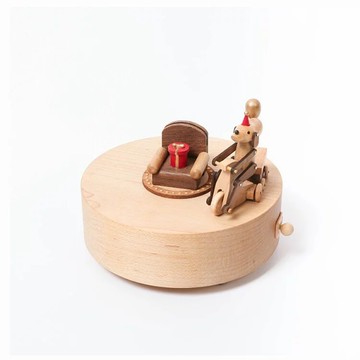 知音Jean 繞圈音樂盒-狗狗騎車