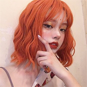 中長假髮整頂假髮-捲髮空氣瀏海俏皮女假髮6色73vl23【獨家進口】【米蘭精品】