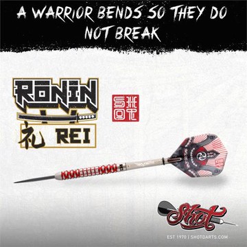 Shot秀特飛鏢  Ronin浪人 90%鎢鋼專業比賽軟式硬式針式飛鏢