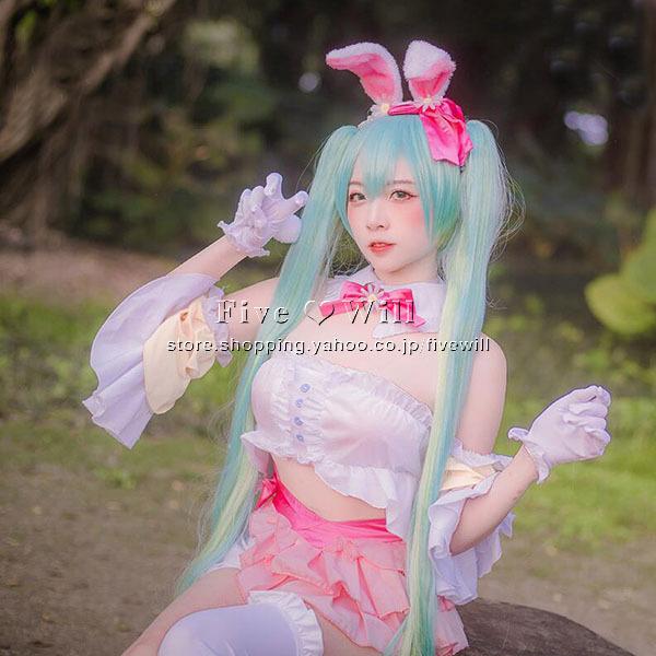 人気TOP 送料無料 初音ミクmiku 風 桜ミク コスプレ 衣装 ウィッグ 靴