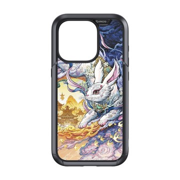 Slimax 膜潮文創 生肖 卯兔 x imos 磁吸手機殼 膜料包膜獨家款 iPhone 15 / Plus / Pro / Pro Max (SD008)