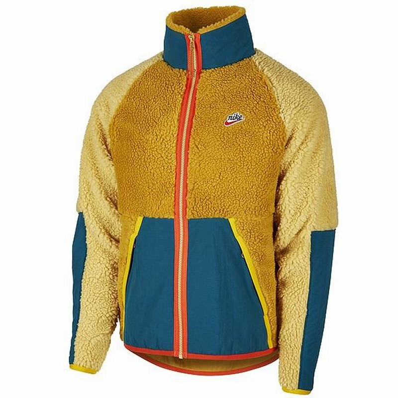 ナイキ フリースジャケット NIKE NSW FLEECE JACKET gold/geodtl