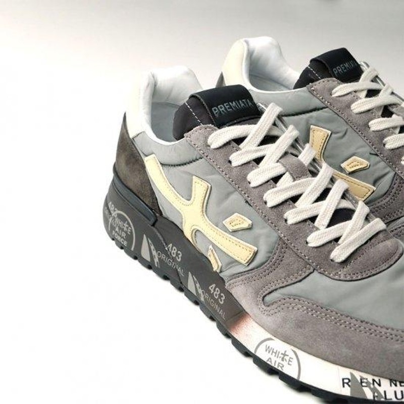 PREMIATA WHITE プレミアータ ホワイト メンズ スニーカー MICK イタリア 大人スニーカー 本革 レザースニーカー グレー |  LINEブランドカタログ