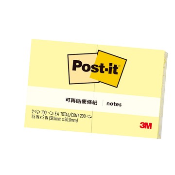 3M 可再貼利貼653-2PK