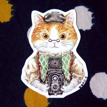 我的志願: 貓貓攝影師 貼紙