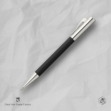 【Graf von Faber-Castell】Tamitio 經典原創條紋0.7mm自動鉛筆-黑 VIP刻字服務 (原廠正貨)
