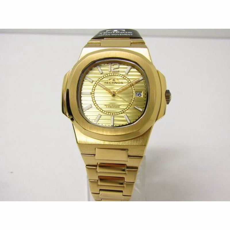 未使用 TECHNOS テクノス T9B44GC クォーツ腕時計♪AC22612