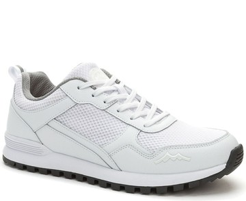 GRUNBERG WHITE CASUAL CLOSED SNEAKERS 白色男款鞋子