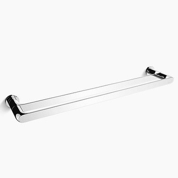 【 麗室衛浴】美國KOHLER AVID 雙桿毛巾桿 K-97496T-CP K-97496T-CP