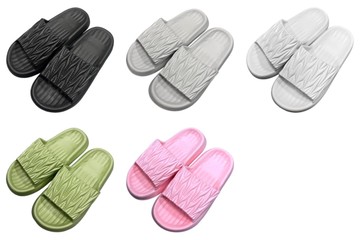 (e鞋院)浮雕美學 減震 防滑 輕便拖鞋