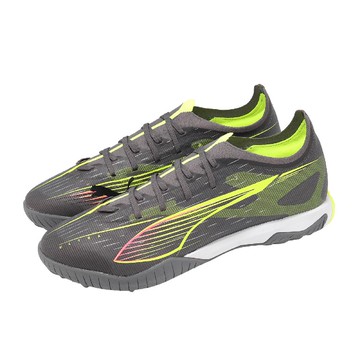 足球鞋 Ultra 5 Match TT 男鞋 灰 綠 人工草皮 水泥地 抓地 穩定 108351-03